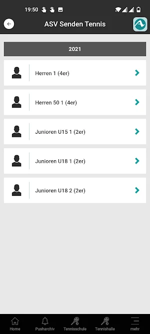 ASV Senden Tennis Screenshot 1