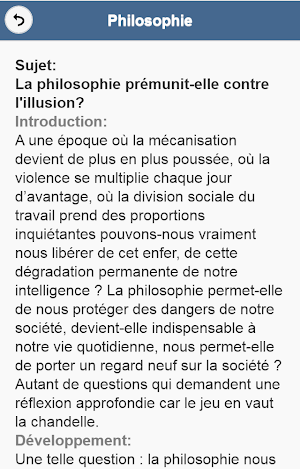 Philosophie - Sujets Corrigés Screenshot 3
