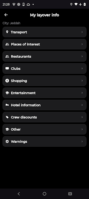 FlightTimeApp: Crew & Layovers Screenshot 1