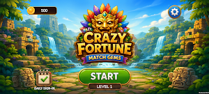 Crazy Fortunes Match Gems Screenshot 0