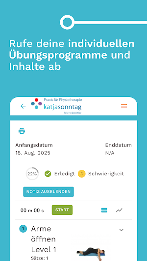 MyPhysio Katja Sonntag Screenshot 1