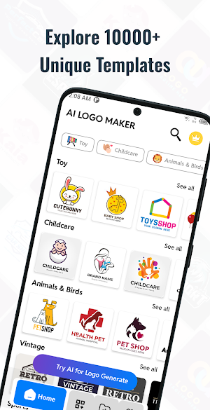 Logo Maker – AI Brand Designer Screenshot 2