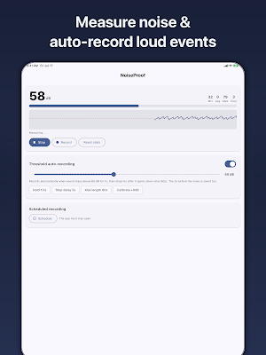 NoiseProof: dB Meter & Log Screenshot 3