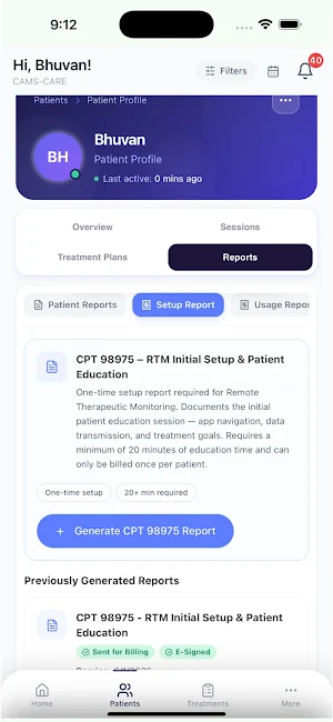 Cora Clinician Screenshot 3