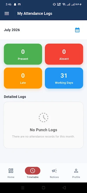 DARS School Staff App Screenshot 2