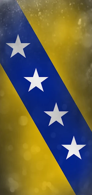 Bosnia Flag Wallpaper Screenshot 3