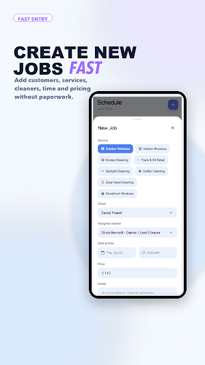 Window Cleaning Manager Screenshot 3