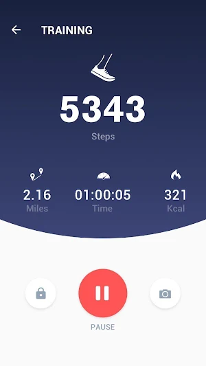 Pedometer -  Step Counter Free & Calorie Burner Screenshot 2