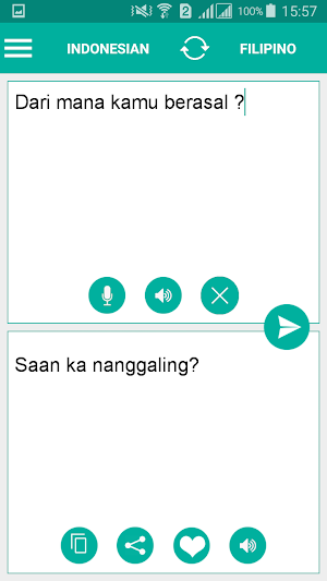 Filipino Indonesian Translator Screenshot 1