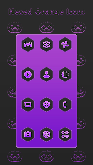 Hexed Purple Icons Screenshot 0