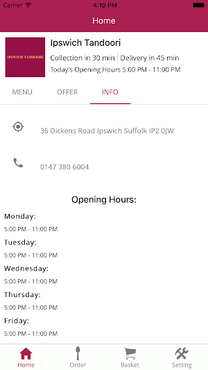 Ipswich Tandoori Screenshot 2
