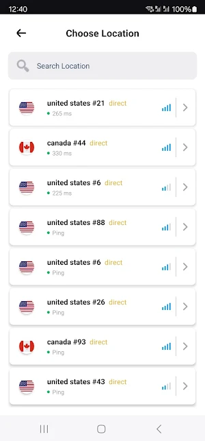 White VPN Screenshot 3