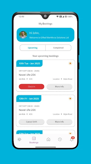Gifted Workforce Solutions App Screenshot 3