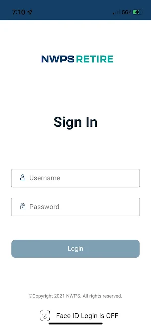 NWPSRetirementAccess Screenshot 1