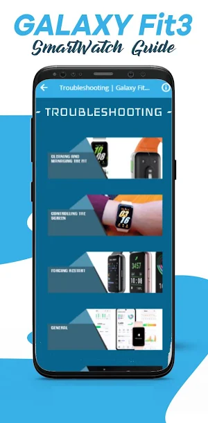 Galaxy Fit3 SmartWatch Guide Screenshot 1