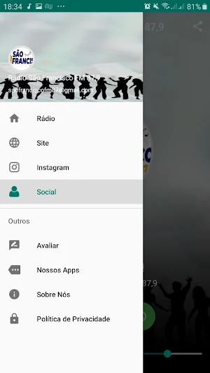 Rádio São Francisco FM 87,9 Screenshot 2