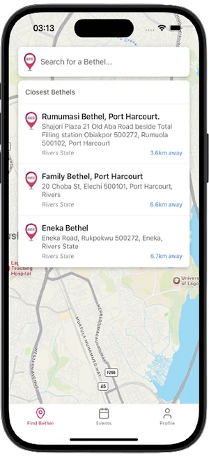 Bethel Finder Screenshot 3