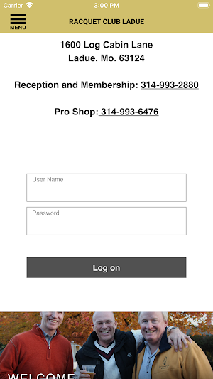 Racquet Club Ladue Screenshot 0