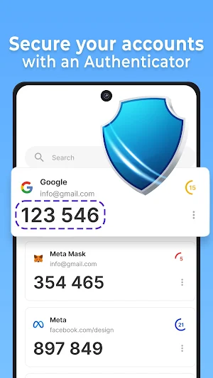 Authenticator App - Secure 2FA Screenshot 0