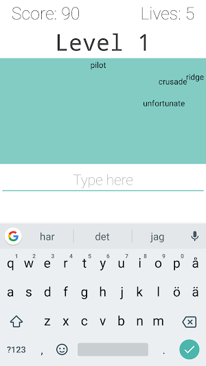 Speed Typer Screenshot 1