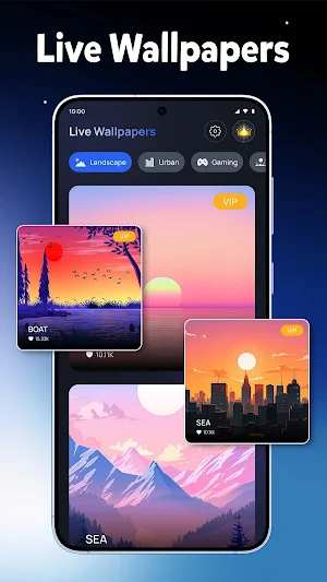 Live Wallpapers: Day & Night Screenshot 0