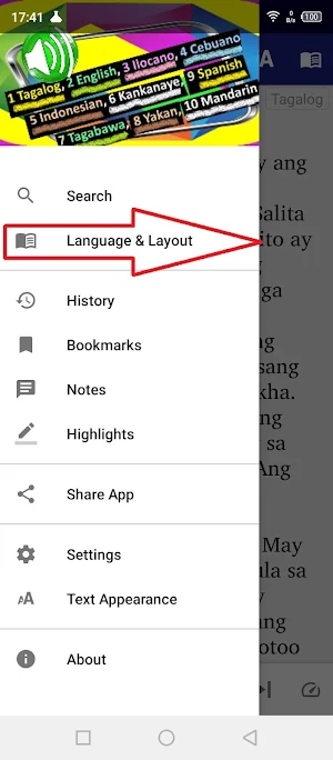 Tagalog English Ilocano Cebuan Screenshot 2