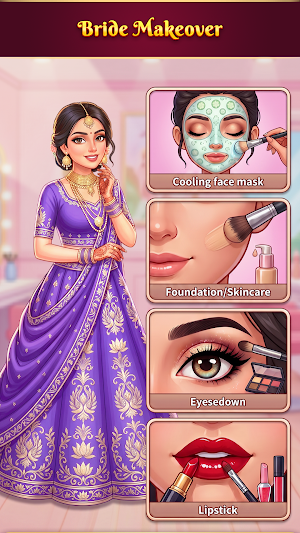 Indian Wedding Makeup Game Screenshot 2