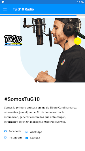 Tu G10 Radio Screenshot 2