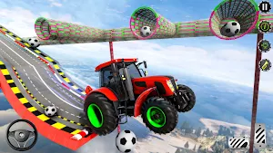 Real Tractor: Tractor Stunt 3D Screenshot 0