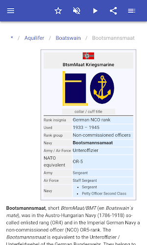 Military ranks Screenshot 3