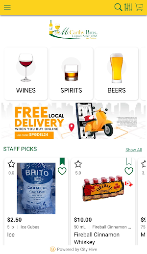 McCarthy Bros Liquors Screenshot 2