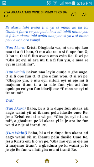 Yoruba Liturgy (Church of Nigeria, Anglican Comm) Screenshot 3