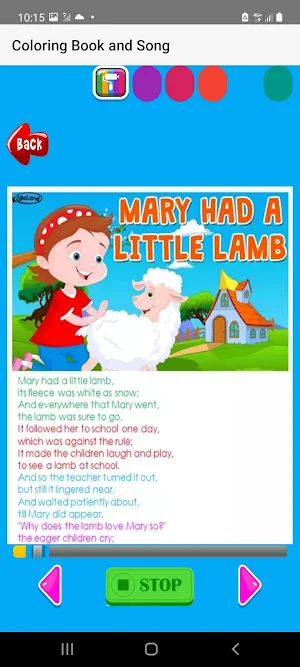 Kids Learning Coloring & Song Screenshot 3