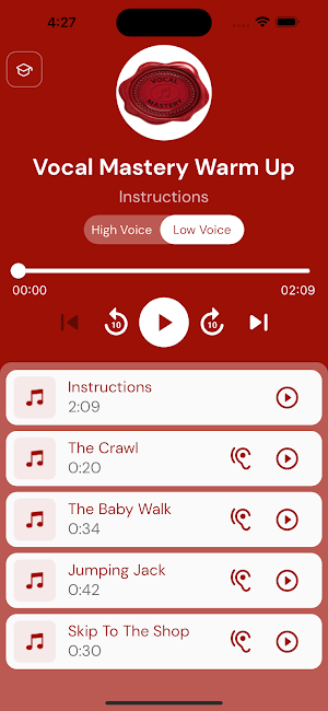 Vocal Mastery Warm-Ups Screenshot 0