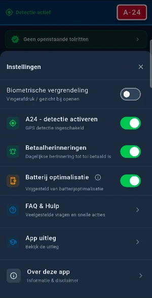 eTOL SmartPay A24 Betalen Screenshot 1