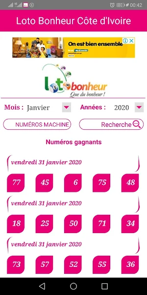 Loto Bonheur CI Screenshot 2