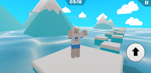 Ice snow obby parkour Screenshot 3