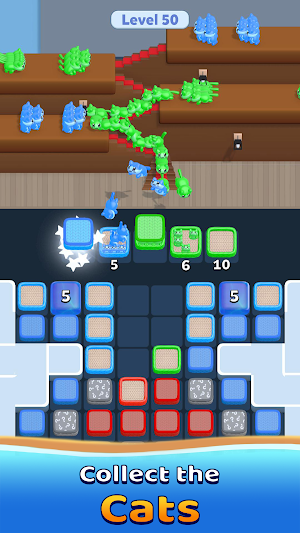 Cat & Out: Meow Rush Screenshot 1