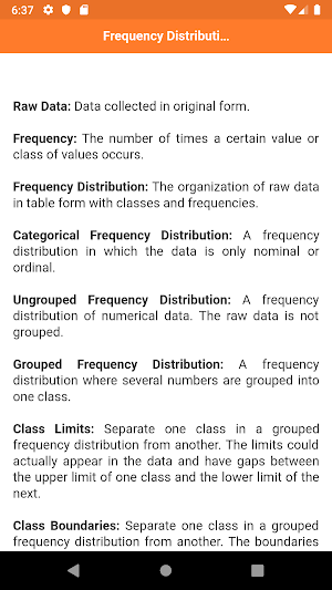 Probability and Statistics Screenshot 1