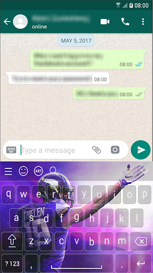 Adam Thielen Vikings Keyboard NFL 2020 For Lovers Screenshot 3