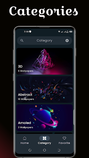 Black Wallpapers, 4K, Live, 3D Screenshot 2