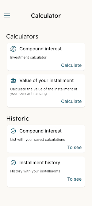 Investment calculator Screenshot 1