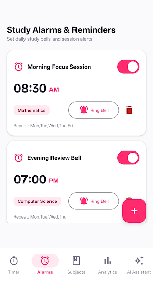 StudyBell: AI Study Timer Screenshot 1
