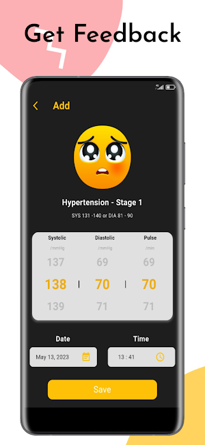 Blood Pressure Monitor Tracker Screenshot 2