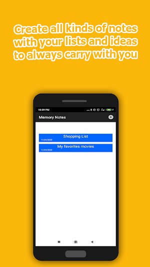 Memory Notes - Simple Notepad Screenshot 2
