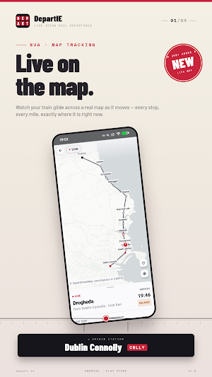 Ireland Train Times and Maps Screenshot 0