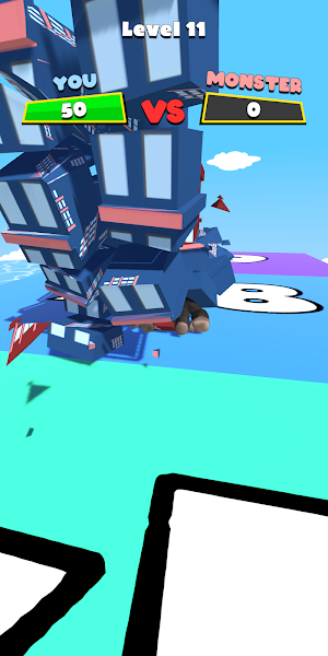 oggy oggy fighting monster Screenshot 0