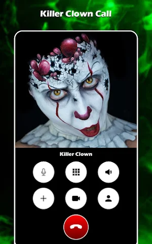 Killer Clown Fake Video Call Screenshot 2