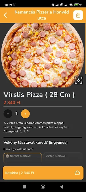 Kemencés Pizzéria Nyíregyháza Screenshot 3