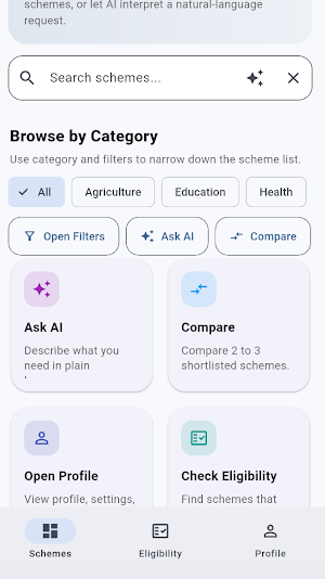 Yojana Mitra – Govt Schemes Screenshot 0